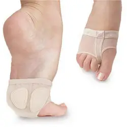 Professional Belly Ballet Toe Practice Shoe Foot Thongs Half Sole Footundeez for Modern Dance Socks Sandal Step Gym Shoes