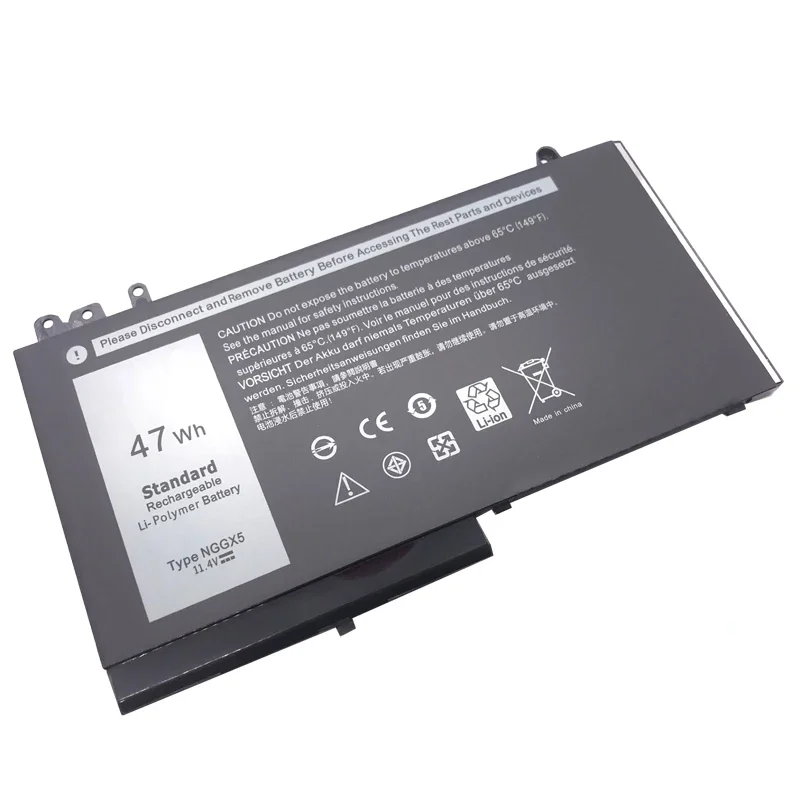 Imagem -03 - Lmdtk Novidades Genuine Nggx5 11.4v Bateria do Portátil para Dell Latitude E5270 47wh E5470 M3510 E5570 Jy8d6 954df 0jy8d6