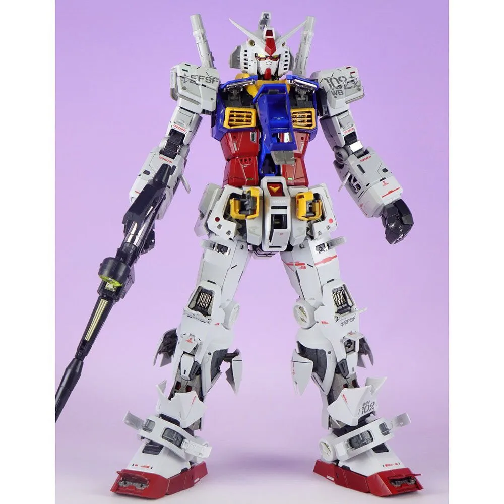 In Stock Daban 1/60 Pgu Rx-78-2 Assembly Model Kits Plastic Skeleton High Quality Action Figure Robot Plastic Model Toy Gift