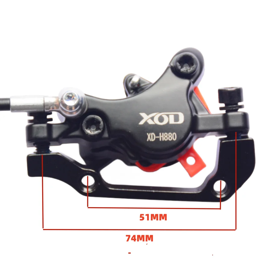 XOD Elektroroller Hydraulische Scheibenbremse H800/H880 für KUKirin G2, G2 MAX, G2 Master, G4 Verschiedene Modelle Elektroroller-Bremse – Detail 2