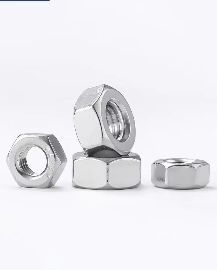 

316 Stainless Steel Hexagonal Nut M8m1om12m14 M16 M18 M20 M24 Anti-lock Nut