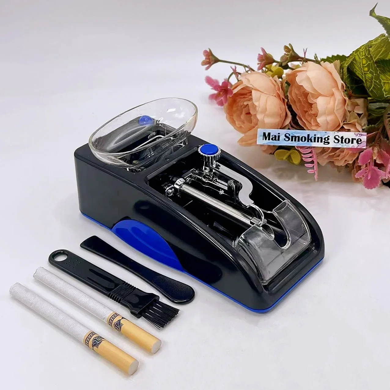 

MInjector Maker Cigarette Rolling Machine Electric utomatic Smoking Tool DIY Tobacco Roller EU US Plug Smoking ccessories