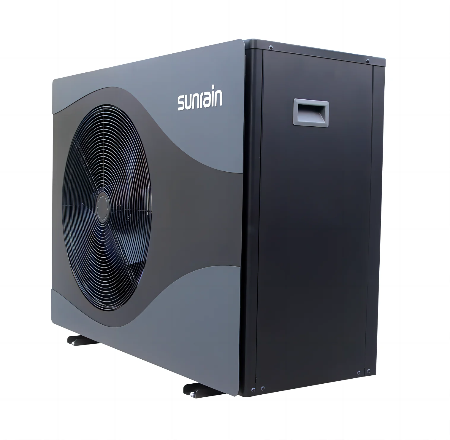 

Equipment Smart Library Sunrain 14kw R32 Singlephase Glass Frame Monobloc Heat Pump for Water Heating and Floor Heating