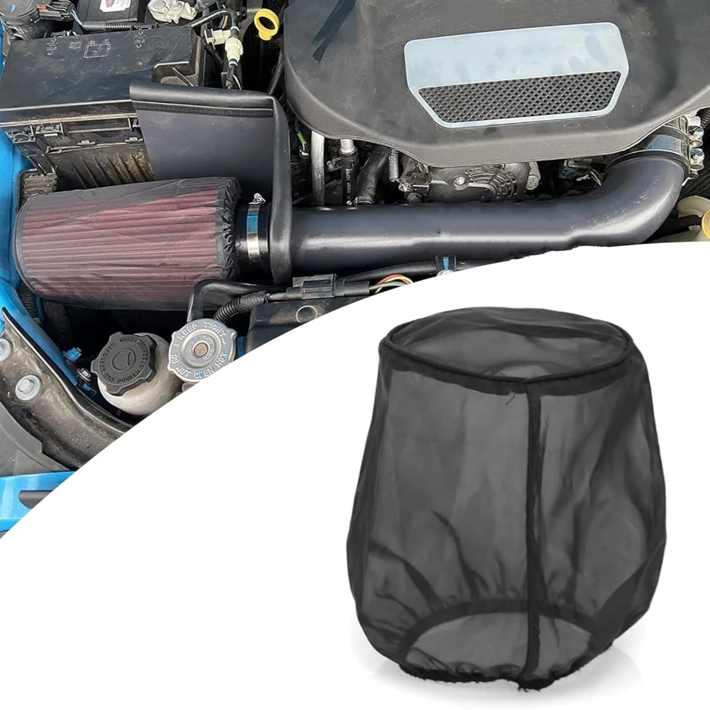 

Air Filter Protective Universal Car Cold Air Filter Protective Cover Dustproof Universal for High Flow Air Intake Filters 76mm