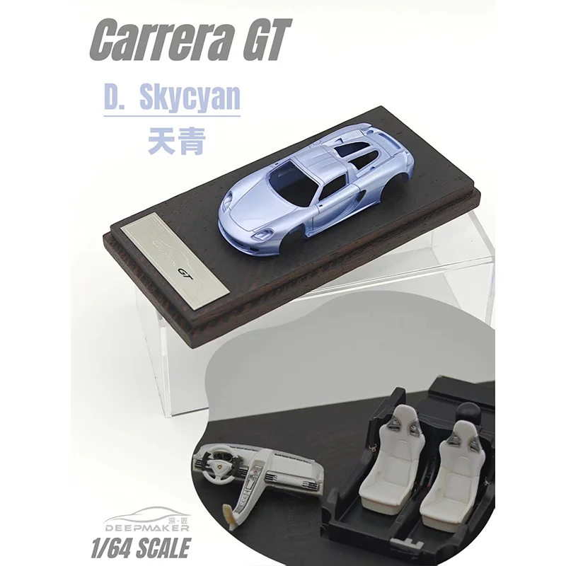جديد Deepmaker 1:64 Carrera Gt 996 طبعة محدودة محاكاة الراتنج مصغرة يموت الصب نموذج سيارة ألعاب أطفال مخصصة تحصيل