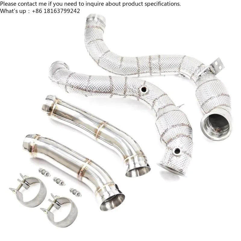 Performance Tuning Exhaust Header Pipe for Mercedes W205 C63 9-Speed Euro 5 Power Sound Upgrade