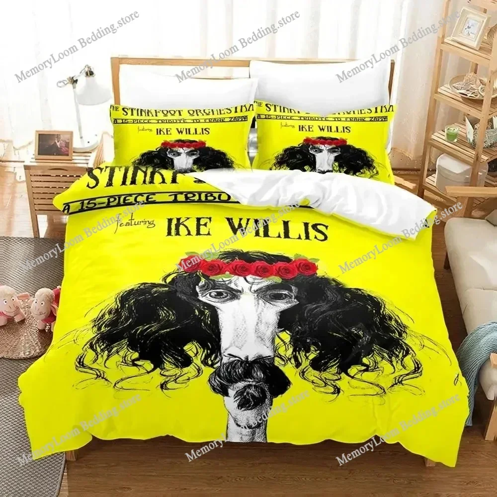 

Fashion Trend Modern Frank Zappa Bedding Set Single/Twin Size Duvet Cover 3D Print Stylish Soft Home Textile Set Luxury Gift