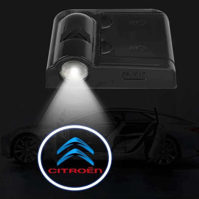 

Car Door LED HD Welcome Courtesy Shadow Projector Lamp Logo Light For Citroen C1 C3 C4 C5 6 2CV VTS Picasso Cross Cactus RD3 C4L