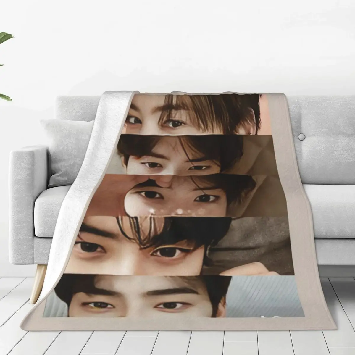 Custom 3D Printed Cha-A Singer Eun Woos Blankets Comfortable Soft Flannel Autumn Star Throw Blanket for Couch Travel Bedroom