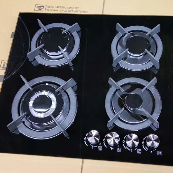 4-head 4-gas Embedded LPG Gas Stove Stock Machine CKD Parts a Batch