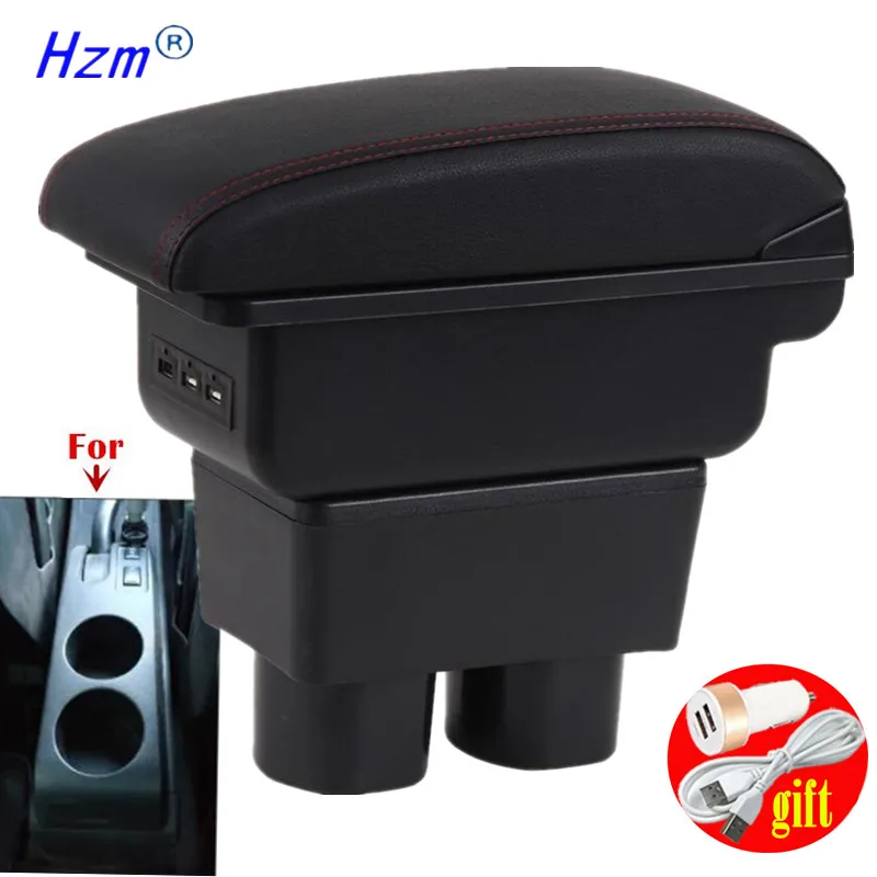 Para Nissan Tiida C11 caja de reposabrazos para Nissan Sylphy Versa Tiida Latio caja de reposabrazos de coche caja de almacenamiento central Interior accesorios de coche