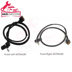 4670A189 4670A190 For Mitsubishi Pajero IV 4th V87 V88 V93 2006-2016 Car Front Left Right ABS Wheel Speed Sensor Auto Parts New
