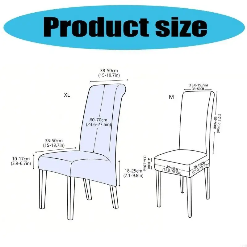 F19B Quality Milk Silk Dining Chair Covers Offering Waterproofs And Dustproof Protections For Long Last Use Machine Washable