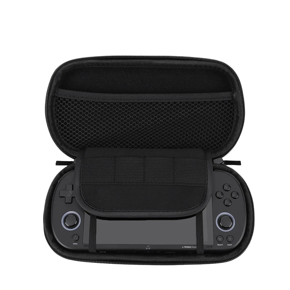 Estuche de transporte para consola de juegos portátil, bolsa de almacenamiento de viaje dura negra, cubierta para triple Smart Pro