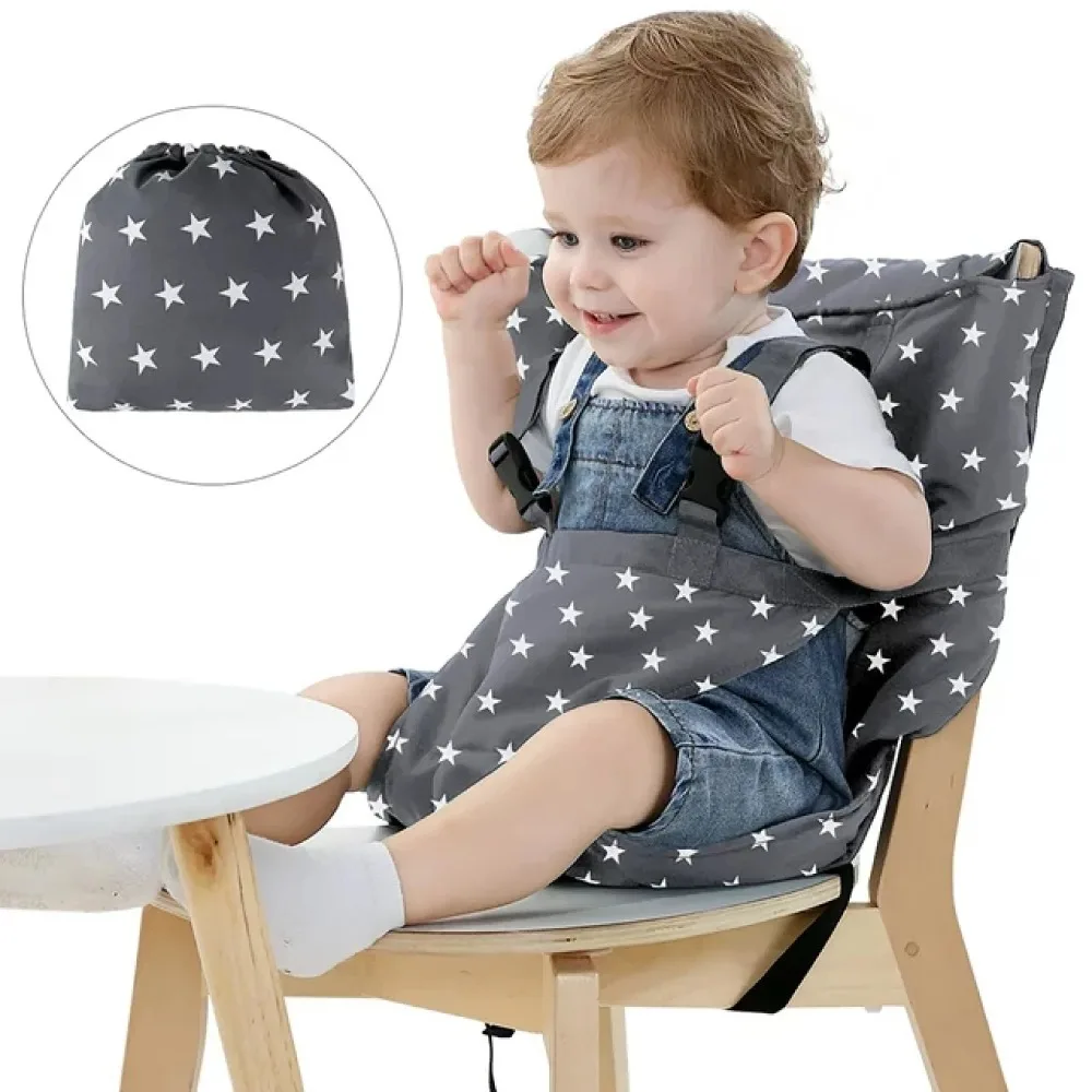 

Compact Travel High Chair Portable High Chair for Baby Travel Harness Seat Highchair Seat with Straps for Vacations Restaurants