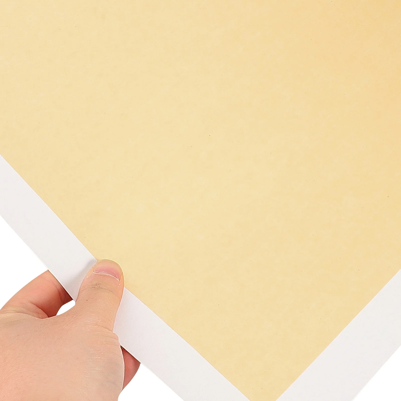 10pcs Rice Paper Fan Surface 33x33cm Blank White Calligraphy Painting Art Drawing Letter Vintage Thickened