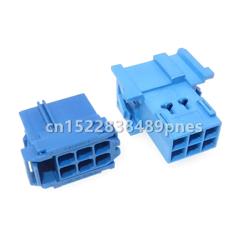 6 Pole 1-965641-1 8-968970-1 Blue Auto Male Female Docking Wiring Terminal Unsealed Wiring Harness Connector Car Parts