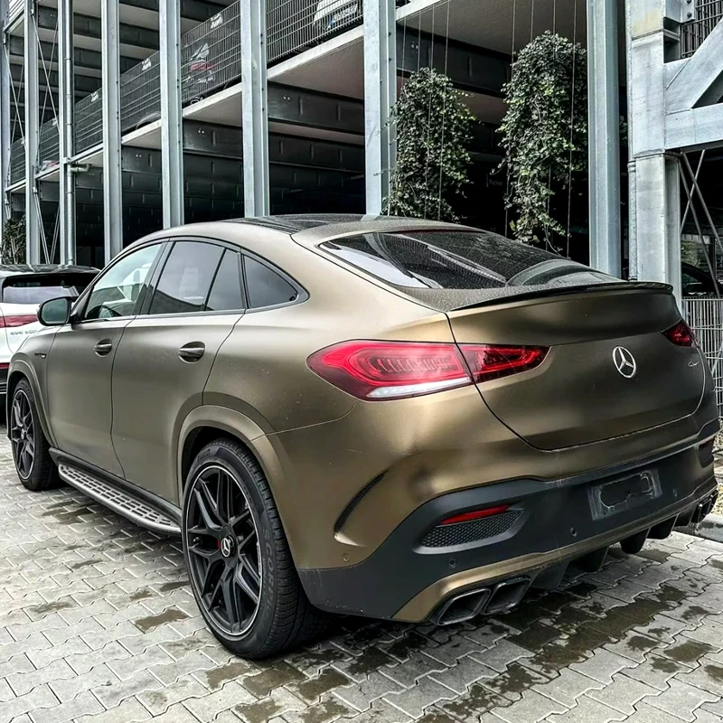Anti-Scratch Body Electric Light Metal Brown Self-Adhesive PET PVC UV Proof Vinyl Wraps Bubble-Free Car Films Color-Changing