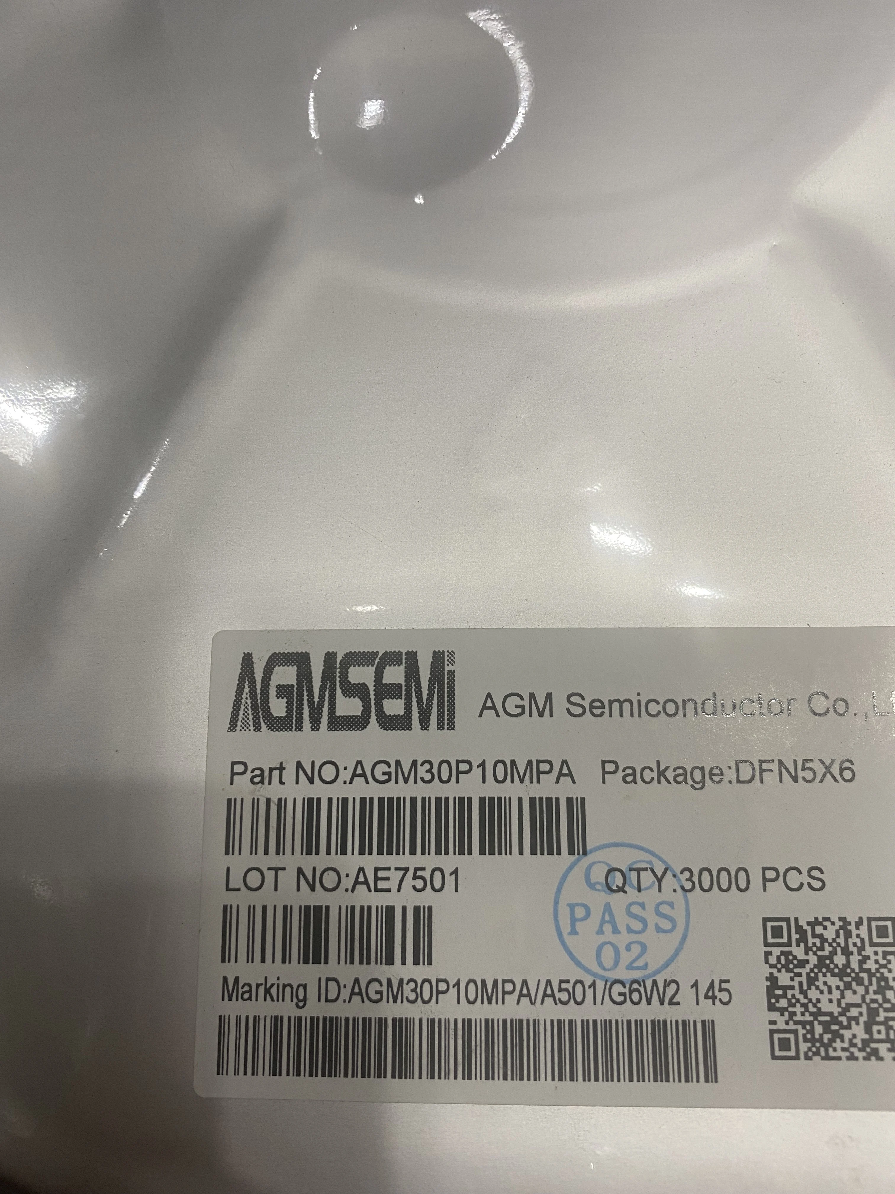 

50PCS AGM30P10MPA Brand New Original DFN5*6