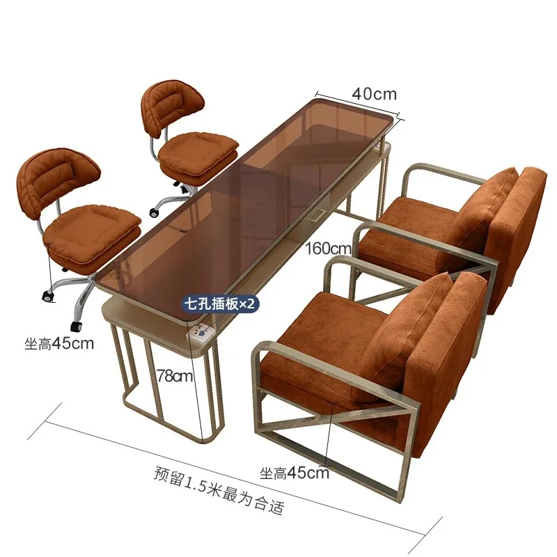 

Nail Table Manicure Nail Tech Table Salon Professional Prosthetic Manicure Table Headboards Mesa Manicura Beauty Furniture
