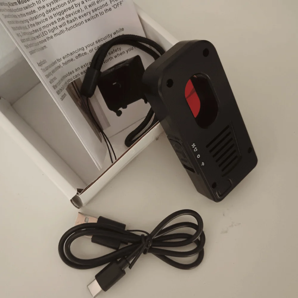 

Mini Infrared Detector Anti Spy Hidden Camera Anti Thief Signal Bug 130DB Safe Sound Emergency Alarm for Hotel Security Alarm