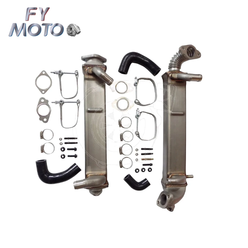 

For 2008-2010 Ford Powerstroke 6.4L V8 Diesel Upgraded Horizontal Vertical Tubular EGR Cooler