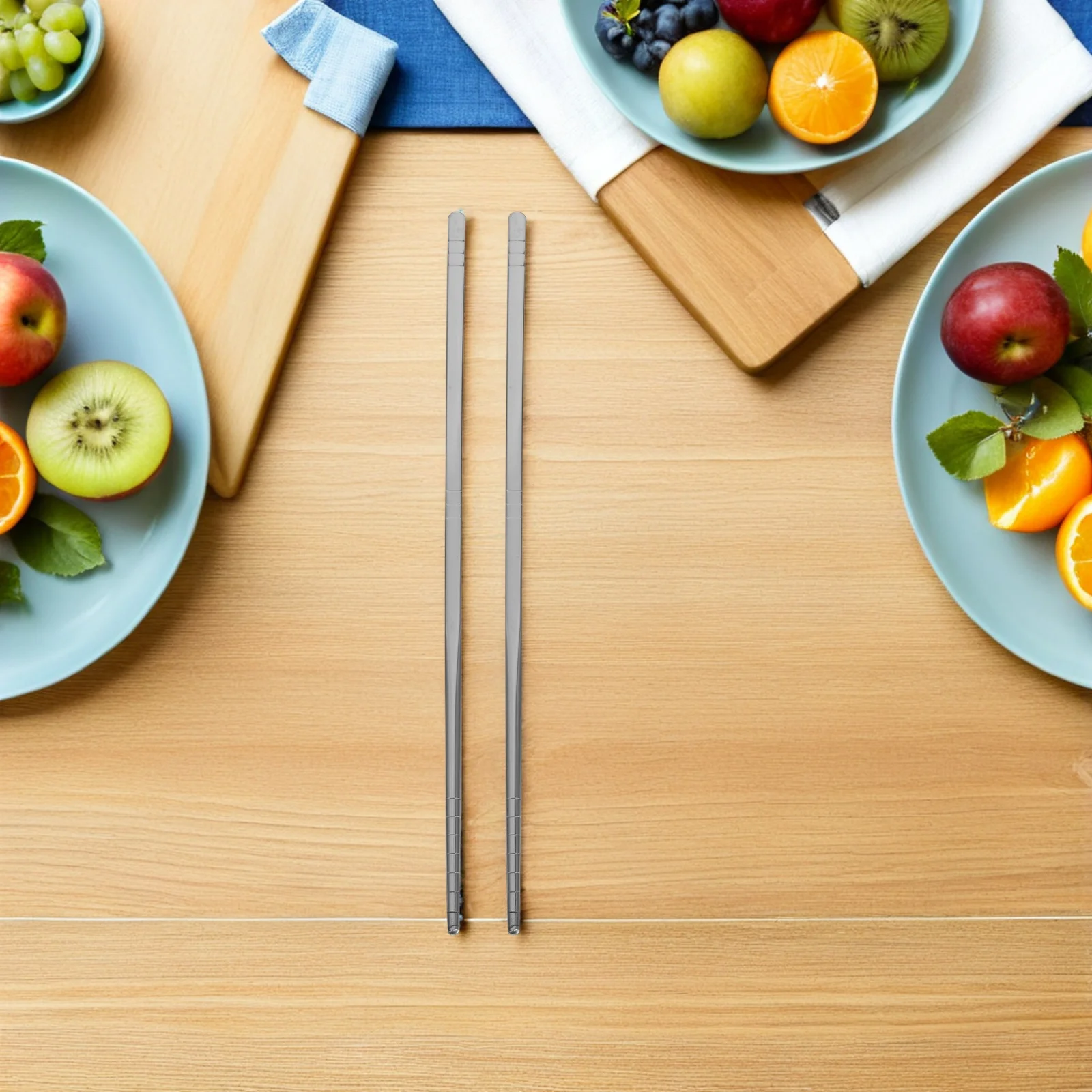 

Metal Chopsticks Premium Quality Reusable Stainless Steel Eco Friendly Heat Resistant Easy to Clean for Home Kitchen Dining