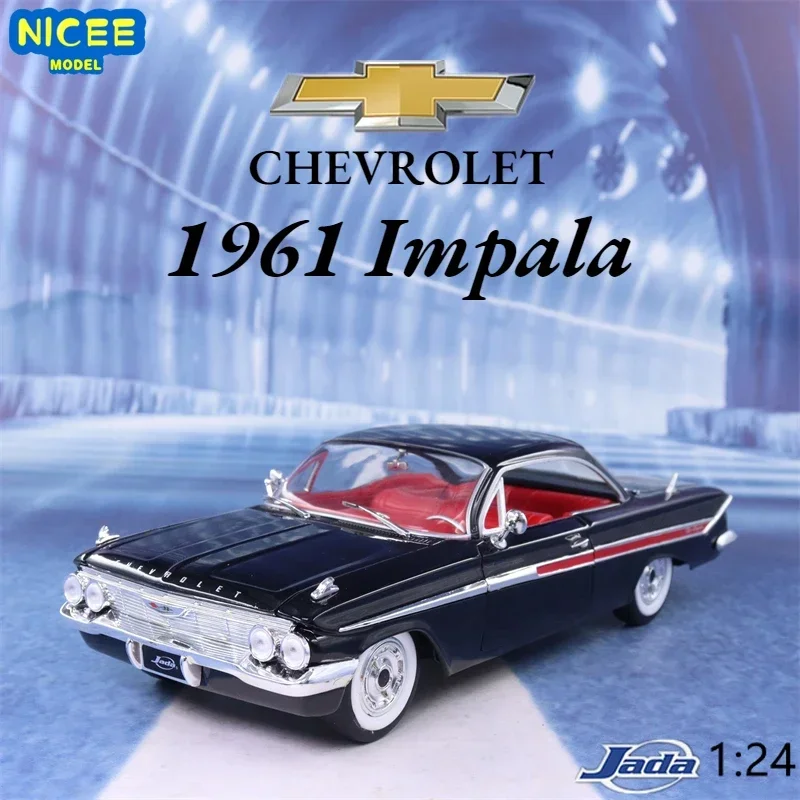 

1:24 1961 Chevy IMPALA Classic Car High Simulation Diecast Car Metal Chevrolet Alloy Model Car Toys For Gift Collection J83