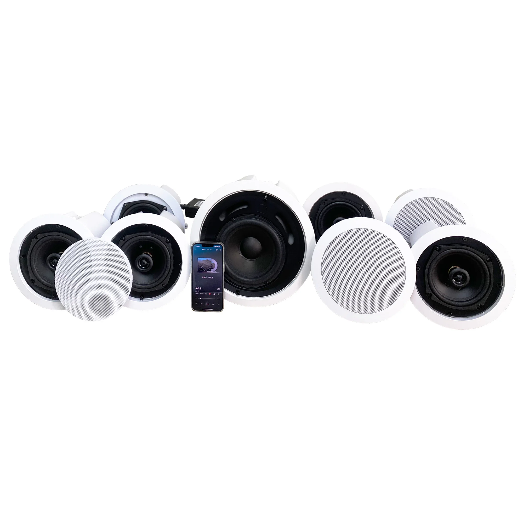 Double Subwoofer 6.2 Home Theater Surround Sound System Panoramic Sound  Supports Wi-Fi and BT RGB Speaker 1000W