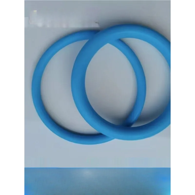 Excavator dust ring bucket shaft horse pull head high elasticity silicone soft O-ring blue dust seal