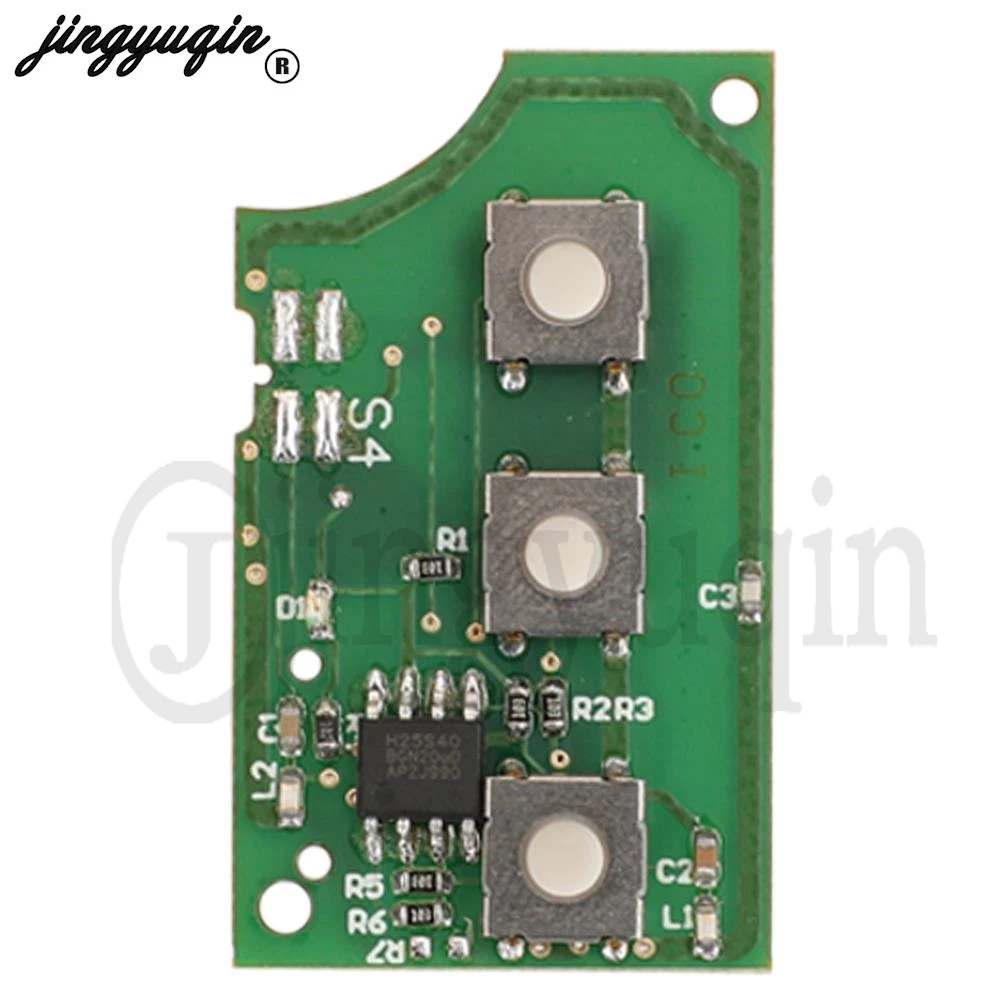 jingyuqin FCCID:1K0959753L 315 MHZ ID48 Chip zdalny klucz do VW/Volkswagen Bora Golf Sharan Passat Leon z 3 przyciskami HU66 Blade