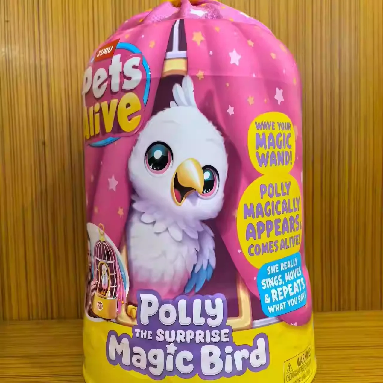 

In Stock Zuru Pets Alive Polly The Magic Bird Electronic Interactive Pet Singing Repeating Toy For Girls Kids Surprise Gifts