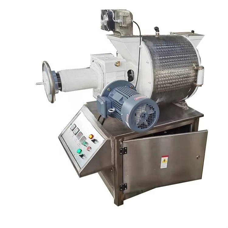 Bean to Cacao Butter Production Line Chocolate Conche Refine Chocolate Mass Grinding Machine