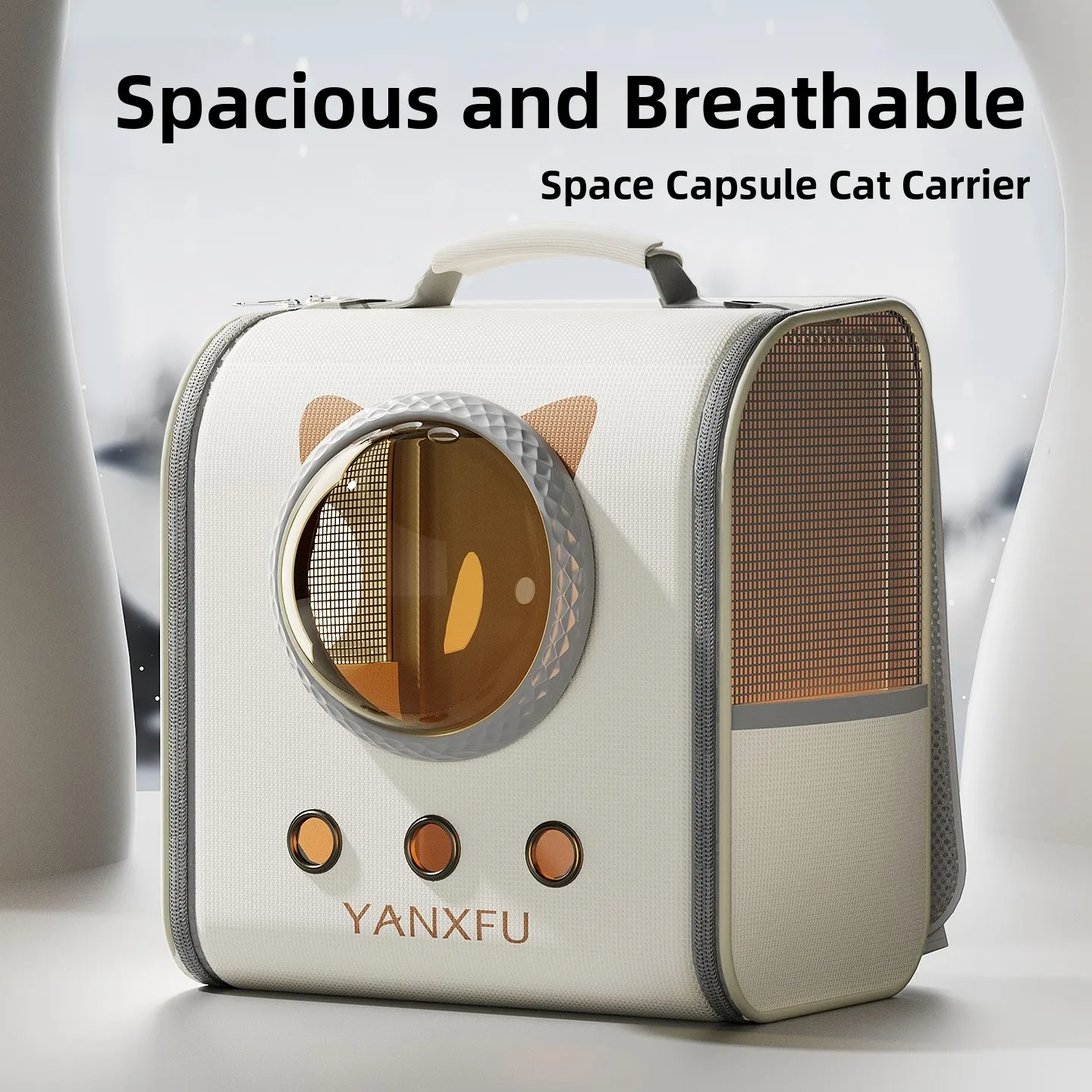 

Large Capacity Dog Spacecraft Backpack Portable Outdoor Pet Bag Anti-Stress Cage Shoulder Bag Pet Supplies Accessories