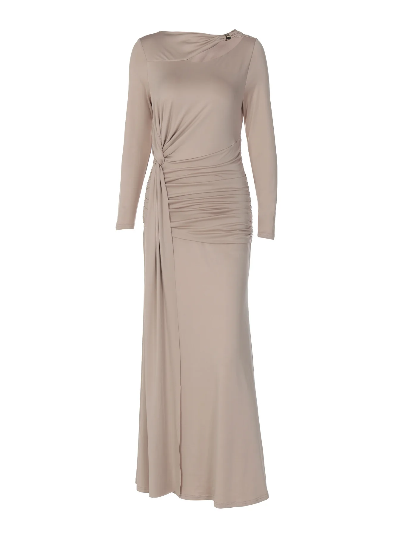 Vestidos Vestido de mujer Recepción para mujer 2025 Verano Lino Ditsy Ruffle Hem Smocking Resort Cómodo Moda Transpirable Tierno