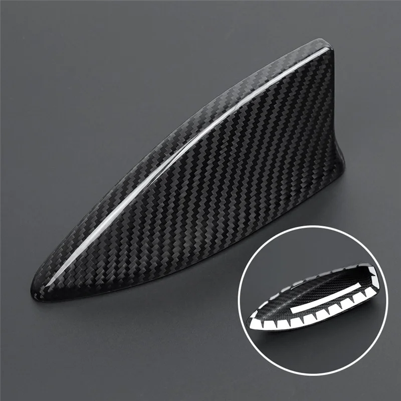 Car Antenna Roof Aerial Antenna Signal Shark Fin Cover Trim Sticker For Honda 10Th Generation Civic Hatchback-A91R