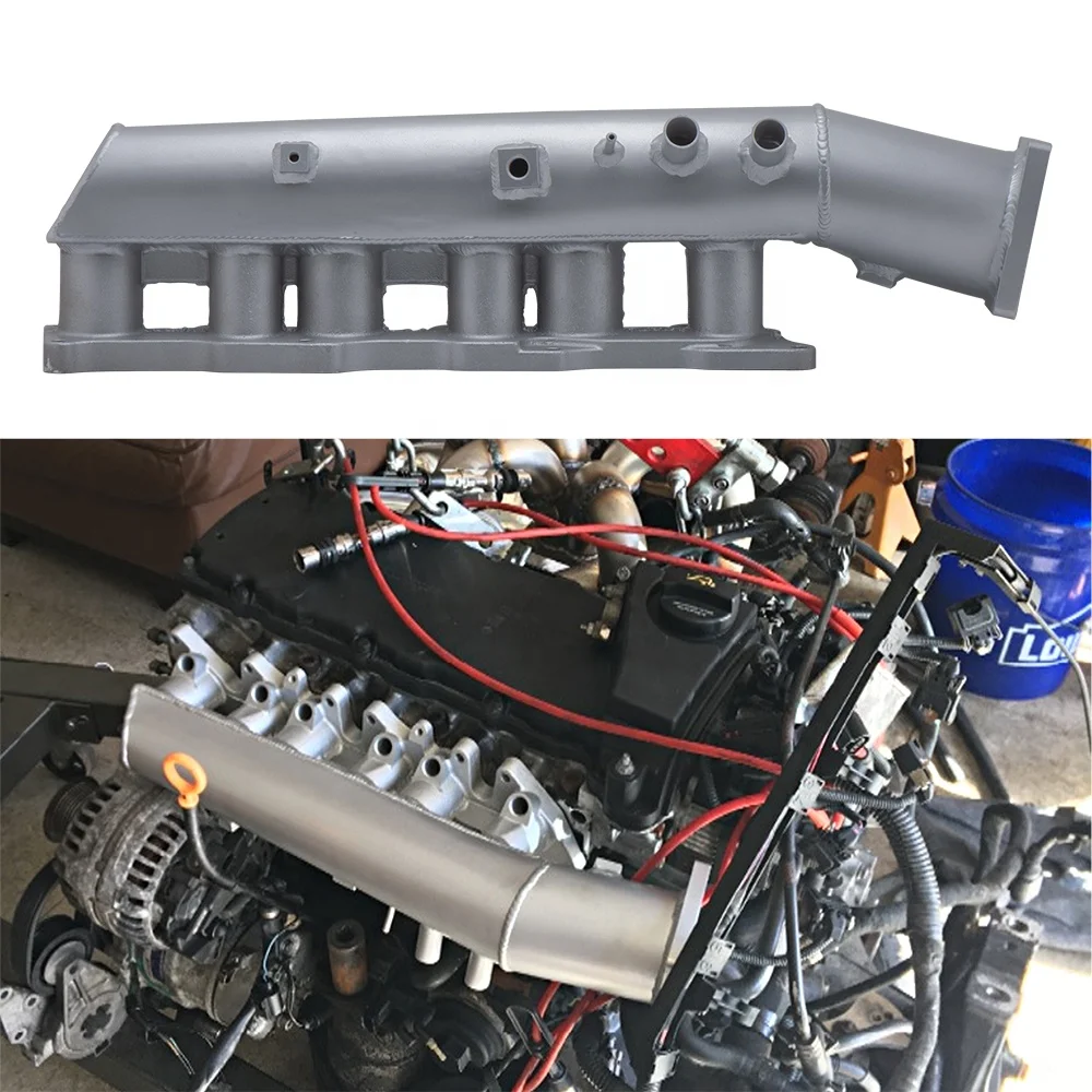 Free Shipping Hight Quality Aluminum Alloy Intake Manifold Turbo Manifold for VW VR6 2.8 and 2.9 liter