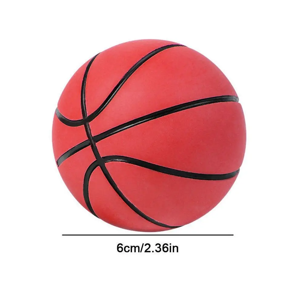 Baloncesto pequeño elástico ultraalto para niños, juguete para el estrés de la mano, Mini pelotas de goma para agarre de baloncesto, juegos deportivos al aire libre