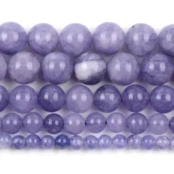 Natural Angelite Stone Loose Beads For Jewelry Making Diy Bracelets Necklace 15