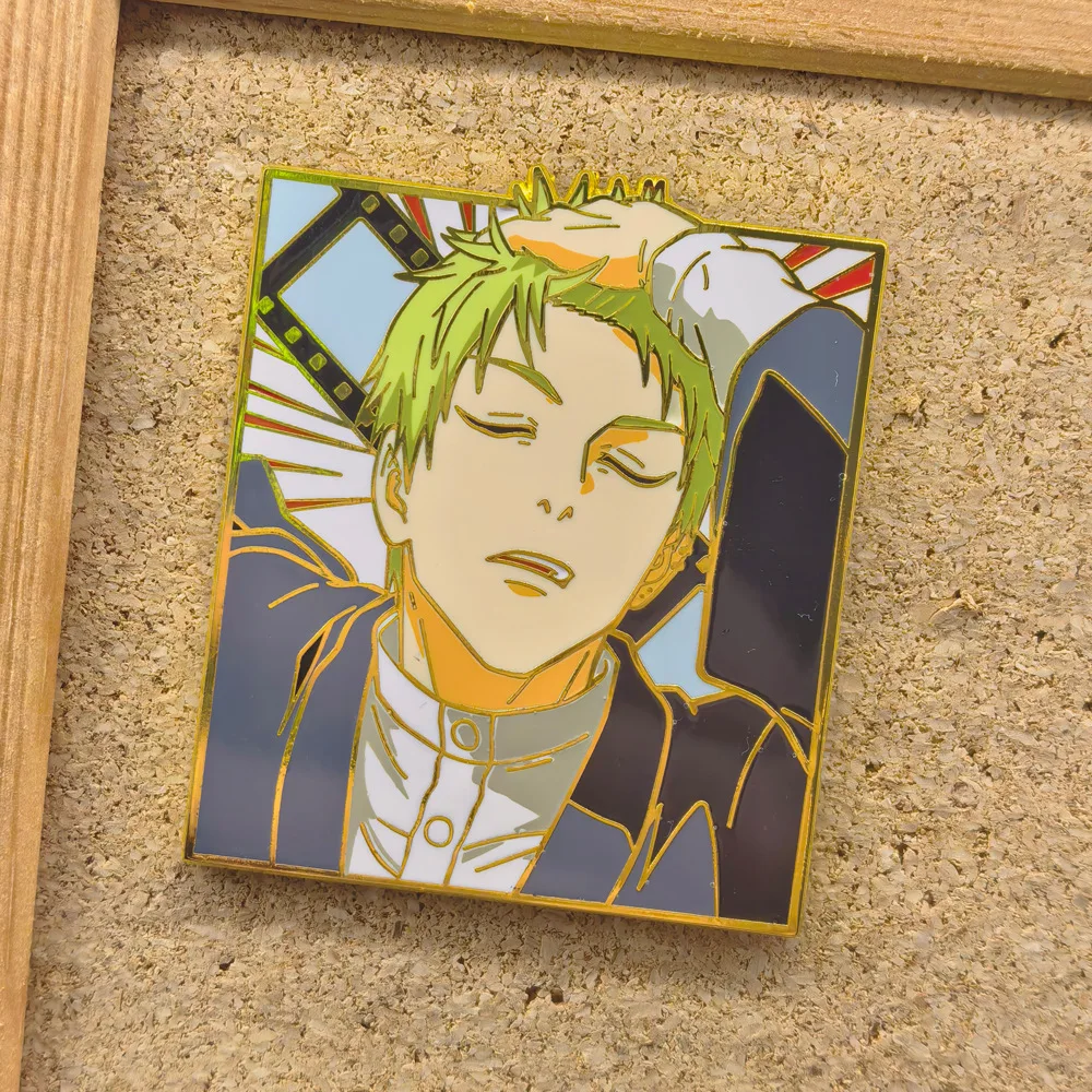 Zenin Naoya Anstecknadeln, Anhänger, Anime Jujutsu Kaisen Abzeichen, Manga-Broschen für Rucksack, Tasche, Kleidung, Revers, ACG Cosplay, Spielzeug, Geschenk, Deko – Detail 4