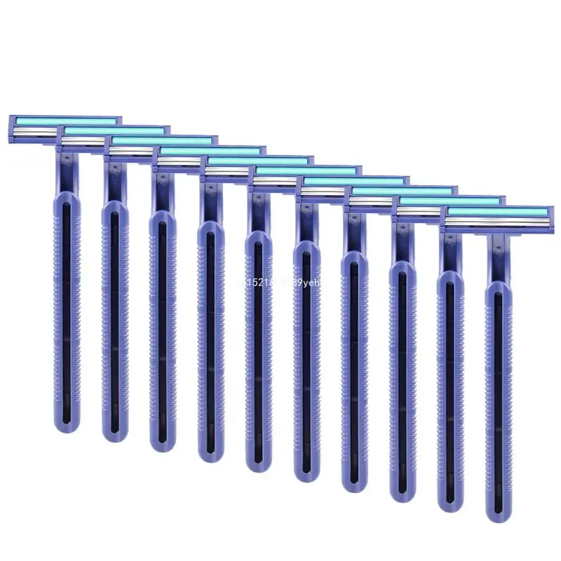 10 PCS High Quality for Head Beard Sensitive Shavers Disposable Razors Twin Blad Dropship