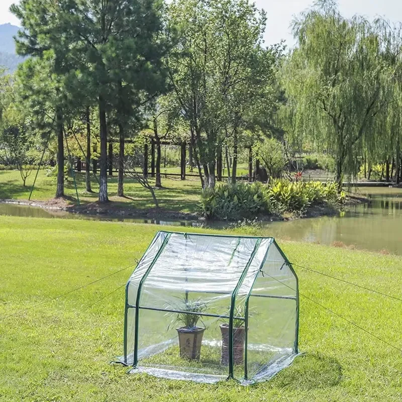 Mini Tower Shape Steel Frame Greenhouse for Home Garden with UV Protection Eco-Friendly Waterproof Easy Assembly for Seed