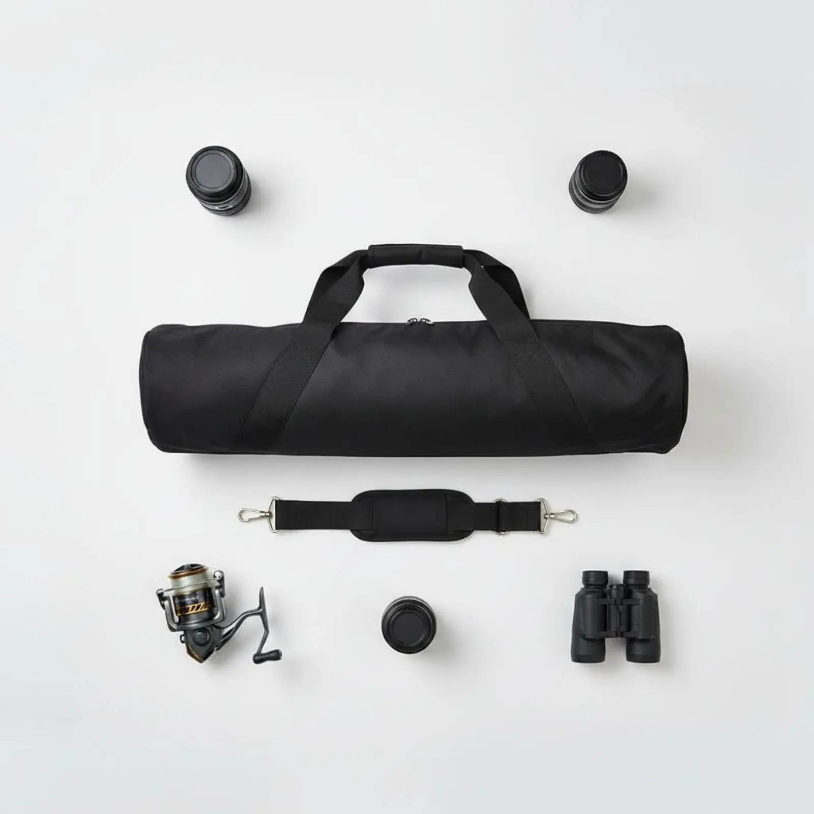 padded-tripod-carrying-case-shoulder-strap-cylindrical-equipment-storage-bag-brightness-stand-carrying-bag-portable