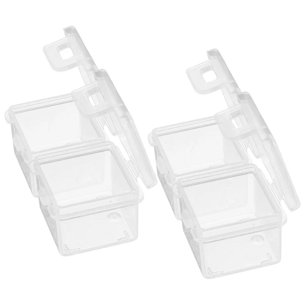 

4Pcs Cheese Containers for Fridge Cheese Slice Box Fresh Keeping Butter Holder Household Kitchen Storage Container