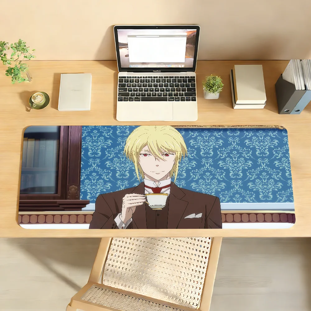 

Коврик для мыши William James Moriarty Patriot, нескользящий, с фиксирующим краем, для ПК и ноутбуков, резиновый, для офиса, для клавиатуры, игровой, XXL