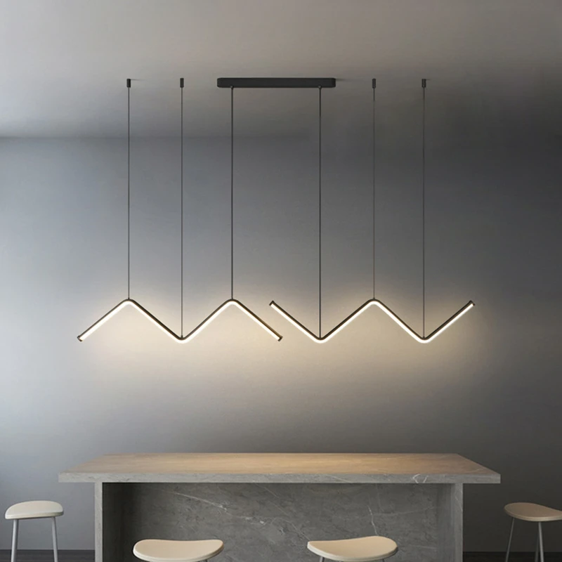 Modern LED Pendant Light Chandelier for Dining Room Kitchen Bar Restaurant Home Decor Led Lighting Remote Control Cord Pendant