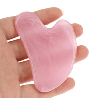 1pc Guasha Scraping Massage Scraper Face Massager Acupuncture Gua Sha Board Resin 7.8x5.4cm