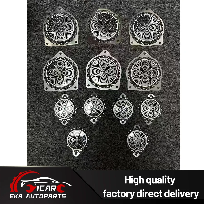 For Rolls‑Royce Cullinan Bespoke Audio Metal Speaker Covers Full Set 1:1 Direct Fit Interior Upgrade Kit Luxury Car Accessories