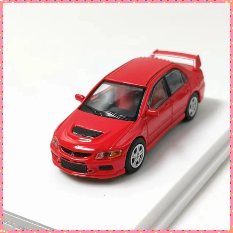 LMLF 1:64 Lancer EVO 9a geração modelo de carro de liga de simulação decoração estática brinquedos colecionáveis para presente