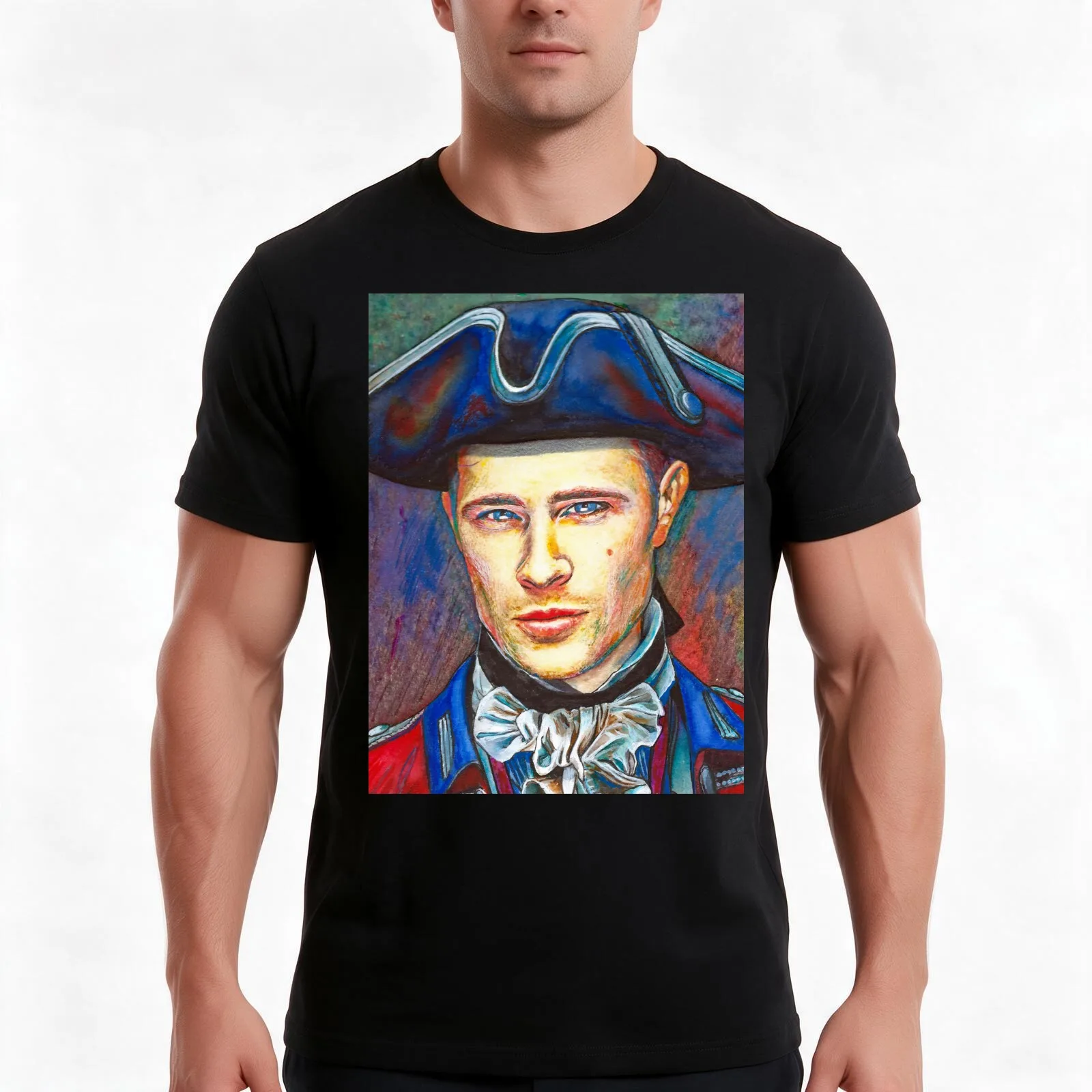 Lord John Grey (Outlander) Original artwork T-Shirt Summer Casual Cotton Tee Oversized Streetwear Tops Vintage Graphic Print